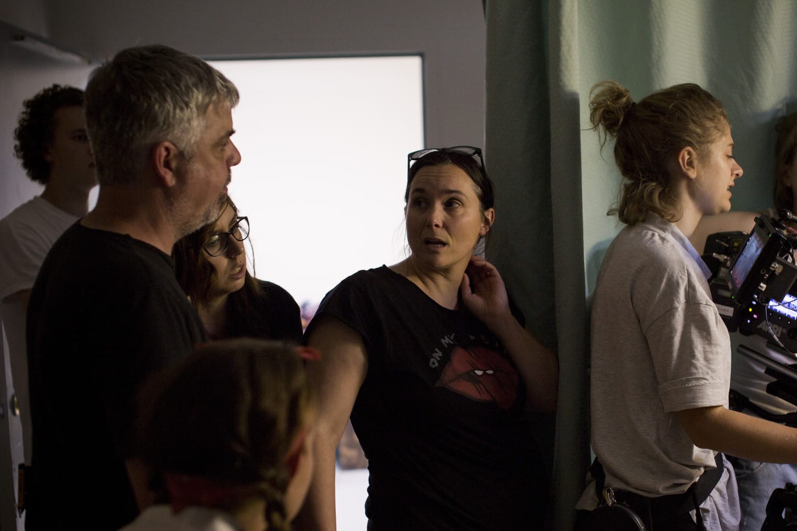 Mylissa Fitzsimmons on the Set of 'Who Decides' (2018)